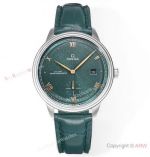 TW Factory Omega DeVille Prestige Master Co-Axial Men's Watches Green Dial Green Leather Strap